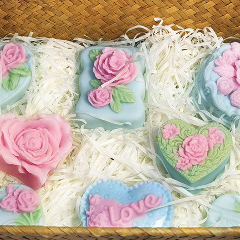 Preva Sabun Cetakan Sabun Plester Creative Love Roses Baking Tools