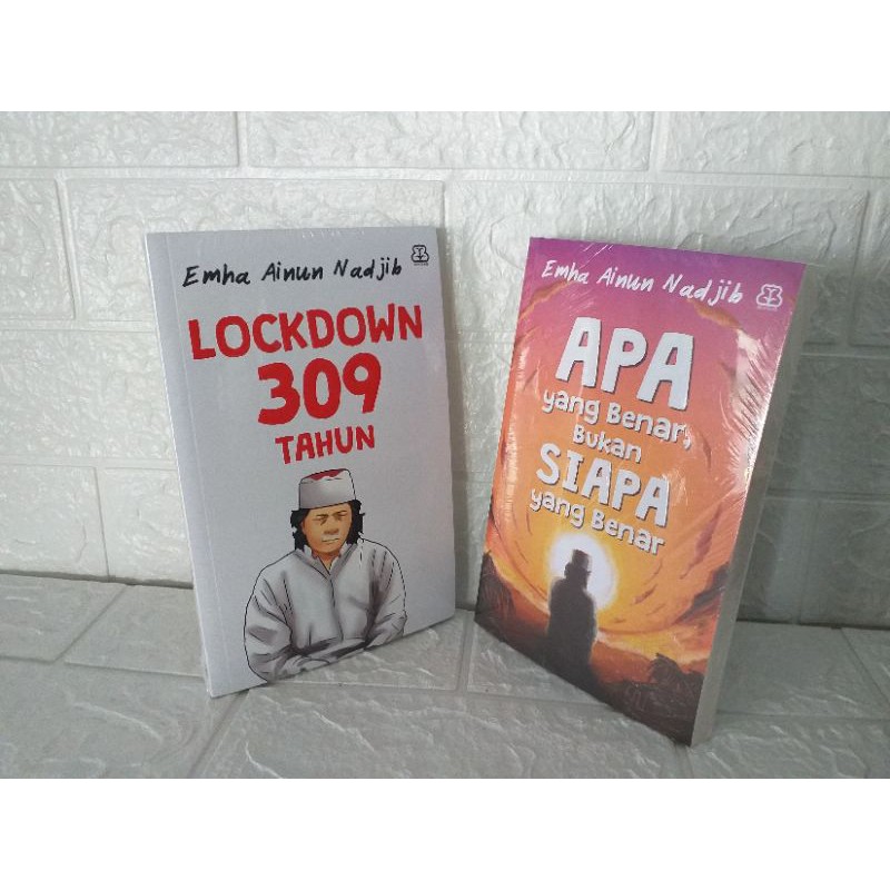 Bundling Buku Apa Yang Benar Bukan Siapa Yang Benar & Buku Lockdown 309 Tahun