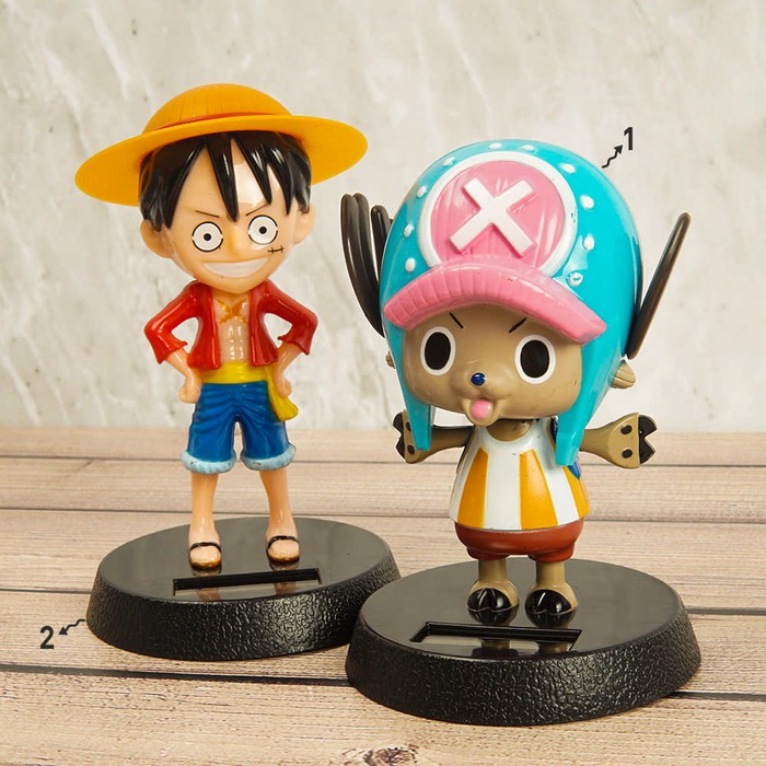 Super Sale! PAJANGAN DASHBOARD MOBIL ONE PIECE LUFFY BONEKA FIGURE MINIATUR