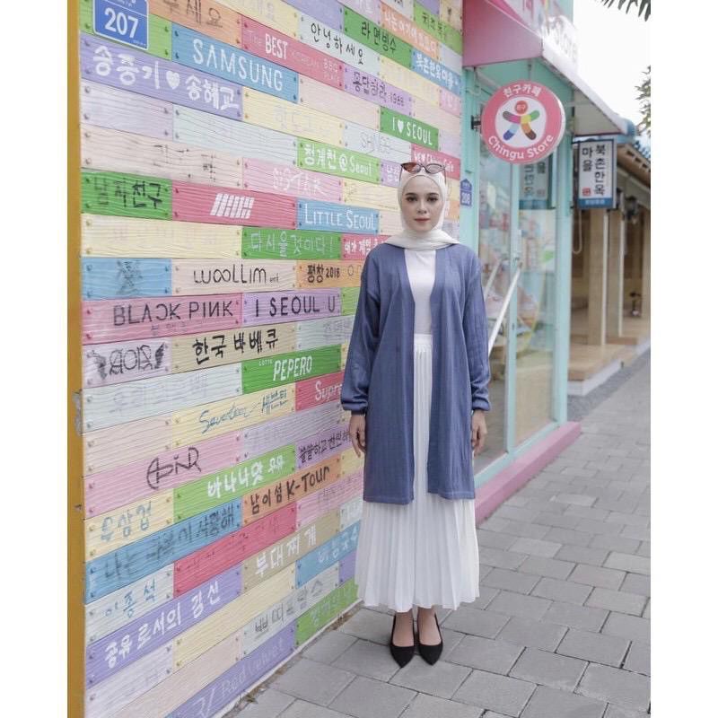 CARDIGAN RAJUT BALON// LONGCARDI BUBBLE PREMIUM//