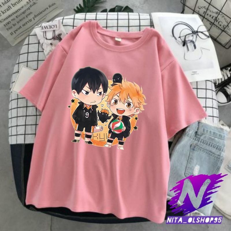 kaos haikyuu baju anak anime haikyuu