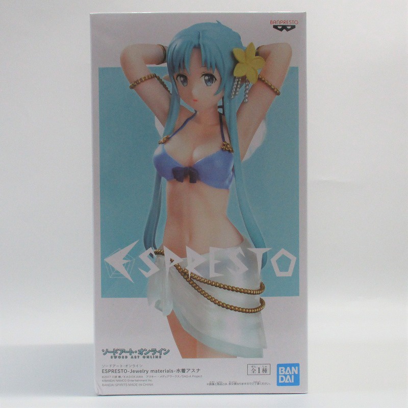 Banpresto Espresto Jewelry Materials Asuna Swimsuit SAO Figure