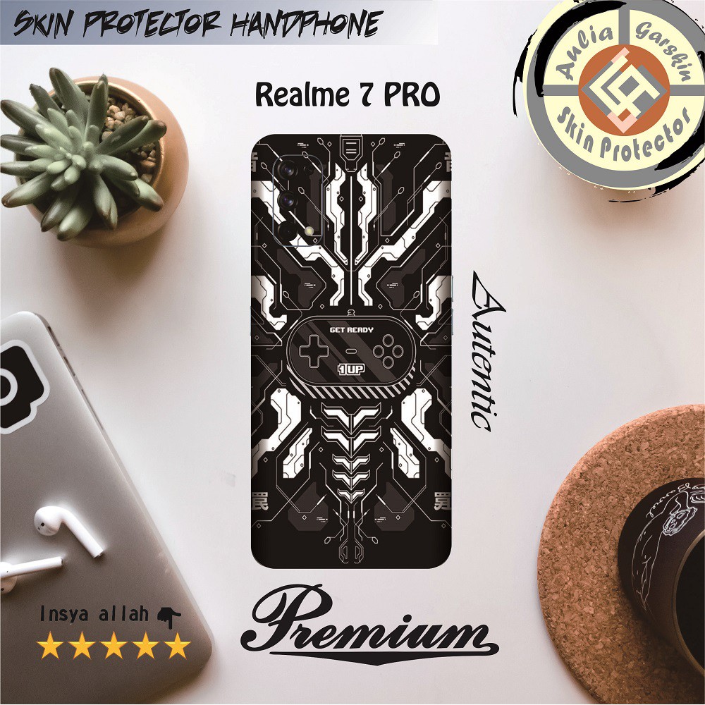 Garskin HP Realme 7 PRO Motif game  - Free Custom