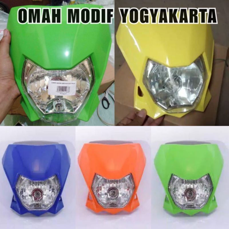 Headlamp Reflektor Dtracker KLX 150 BF batok KLX BF lampu depan KLX BF aksesoris KLX BF