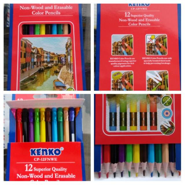 

Pencil Warna Kenko 12 Colour + Penghapus (Original Kenko)