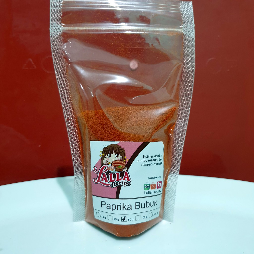 

Paprika Bubuk 50 gram / Red Paprika Powder 50 gram
