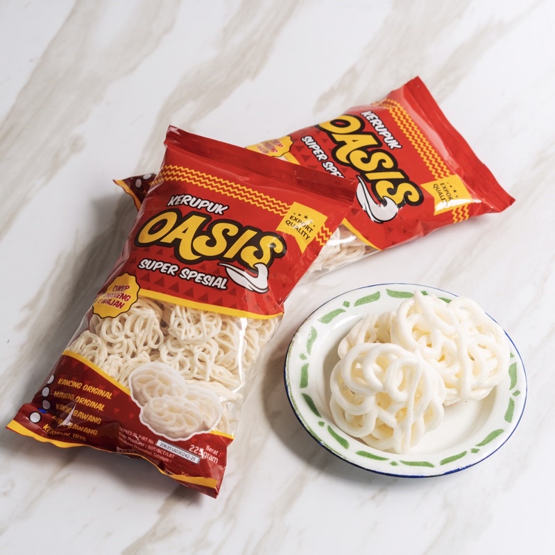 

Krupuk Mawar Mentah Oasis Premium Original