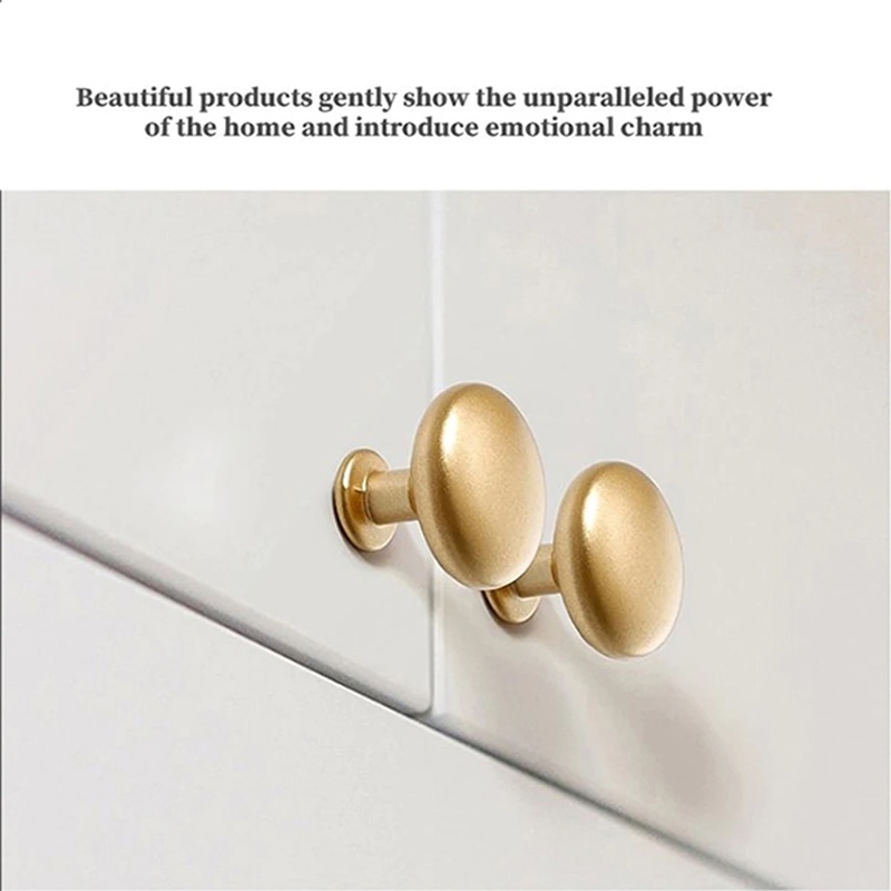 Gagang Pintu Lemari Cabinet Door Knob Handle - 117 - Golden