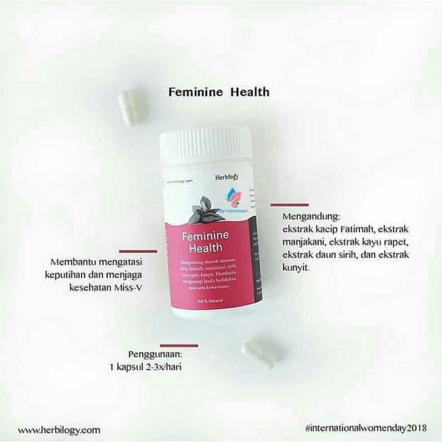 Herbilogy Feminine Health - Keputihan 60 capsule