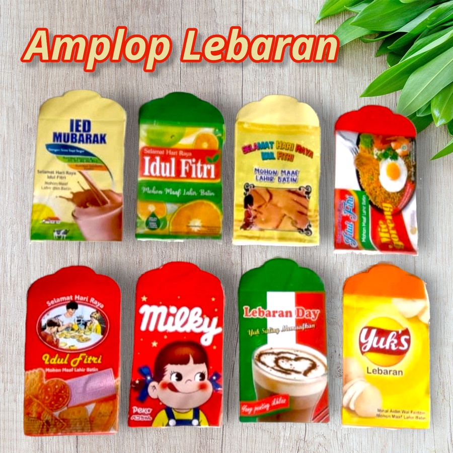 

Amplop Lebaran Isi 100pcs Siap Pakai Motif Snack