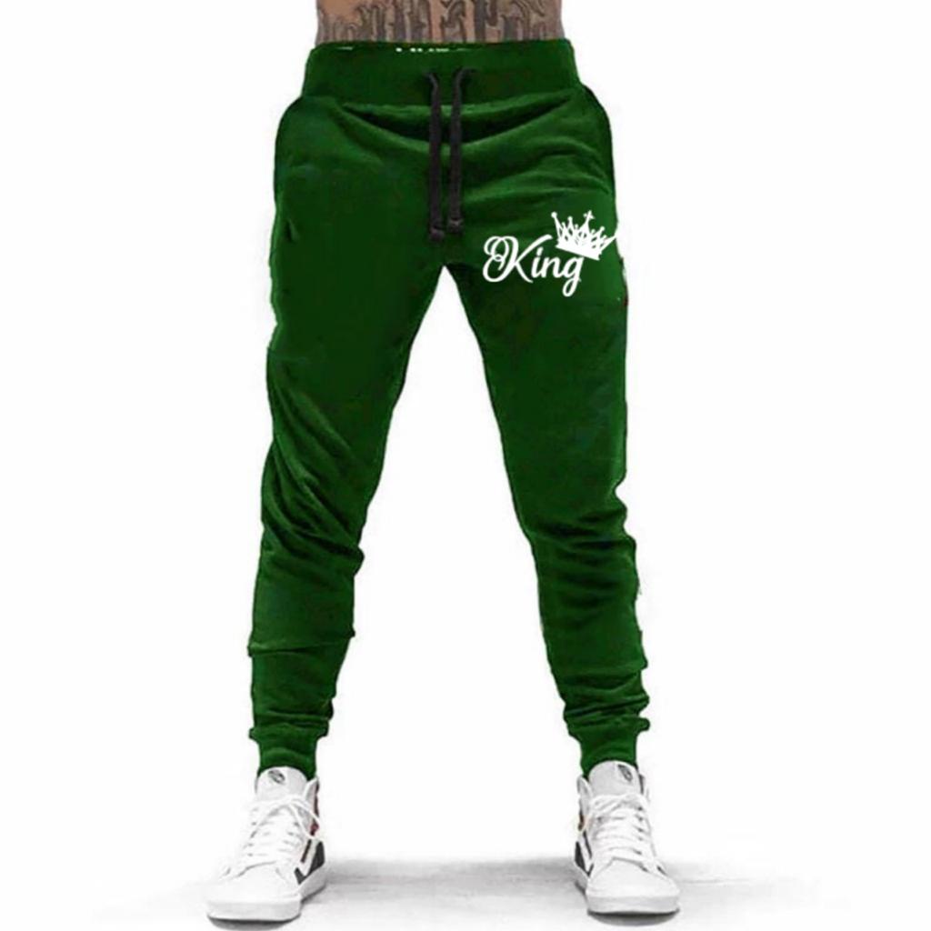 CELANA PANJANG JOGGER KING UNISEX BAHAN FLEECE TEBAL / KUALITAS BAGUS / JOGGER PRINTING