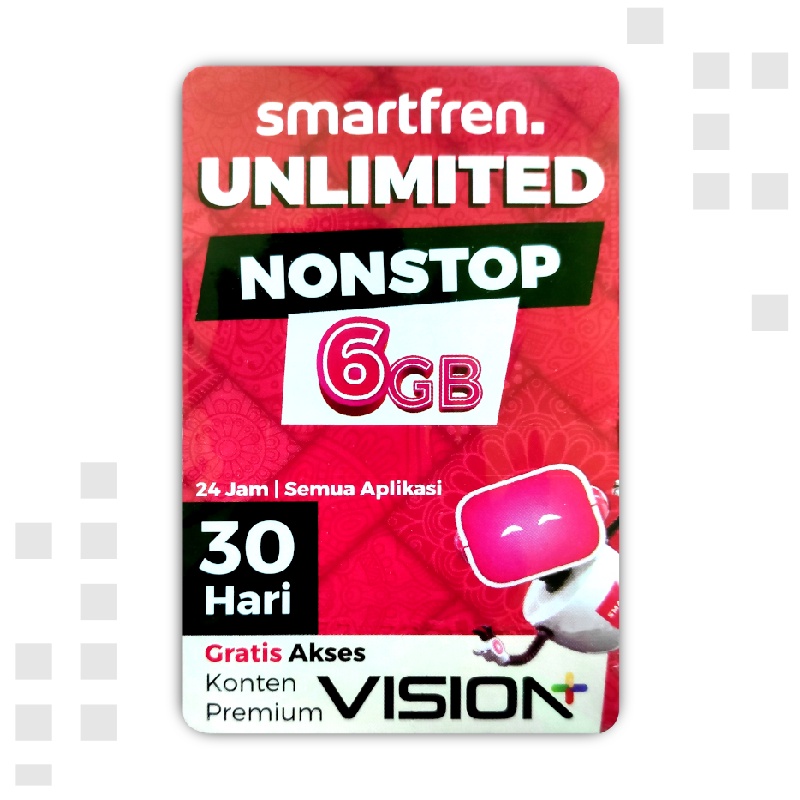 Voucher SMARTFREN 6 GB (30 hari) - Kuota Internet