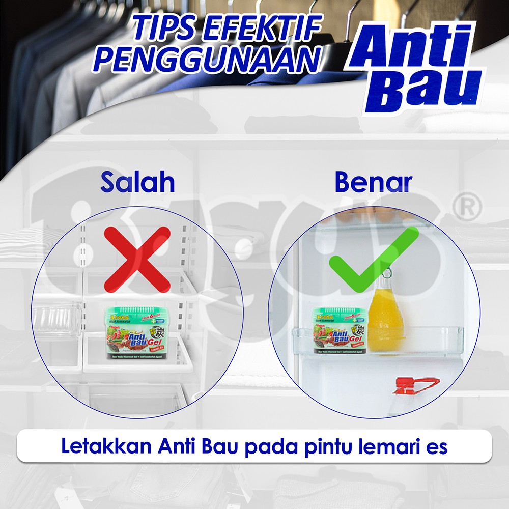 Bagus Anti Bau Lemari Es Penghilang bau kulkas 180 gr W-20319