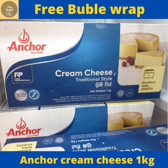 

Krim- Cream Cheese Anchor 1 Kg -Krim.