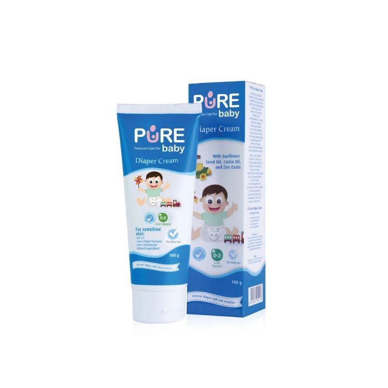 PureBB Pure BB Baby Diaper Cream 100gr dan 200gr Krim Ruam Popok Bayi