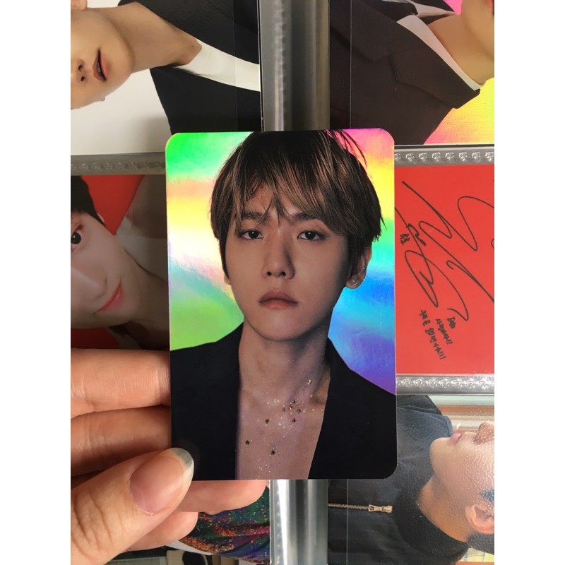 photocard pc baekhyun exo exploration hologram holo
