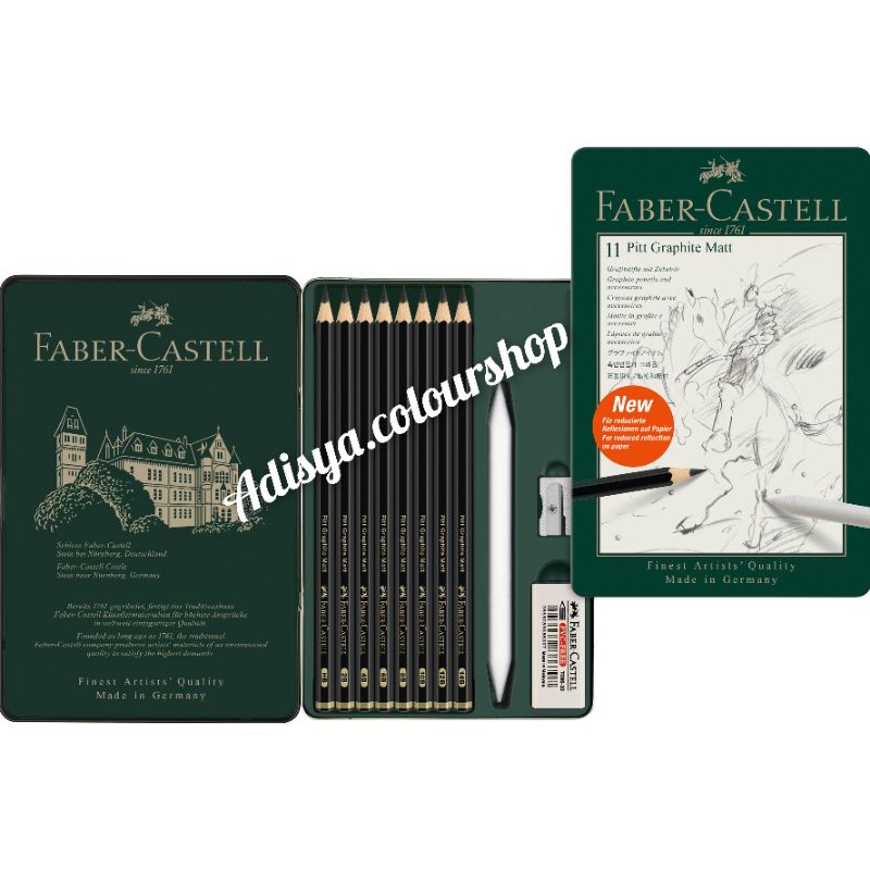 Jual Pitt Graphite Matt Set Pencil Faber Castell || New Product ...