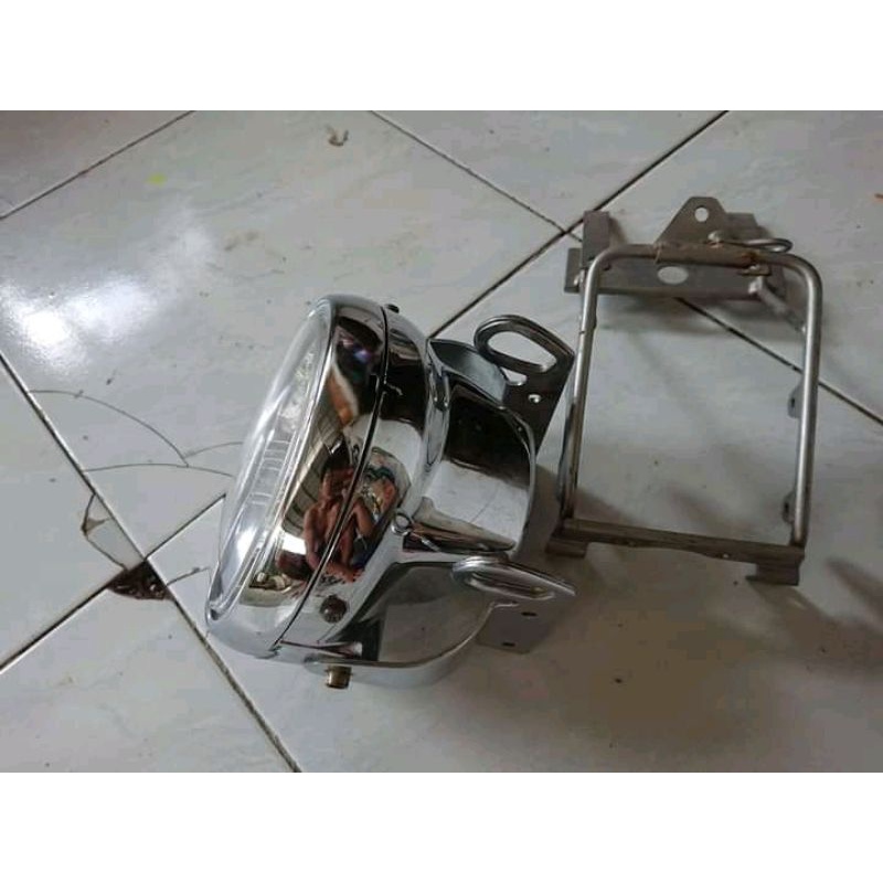 Lampu depan Kawasaki Ninja 150 R S Ss original copotan Lampu bulat