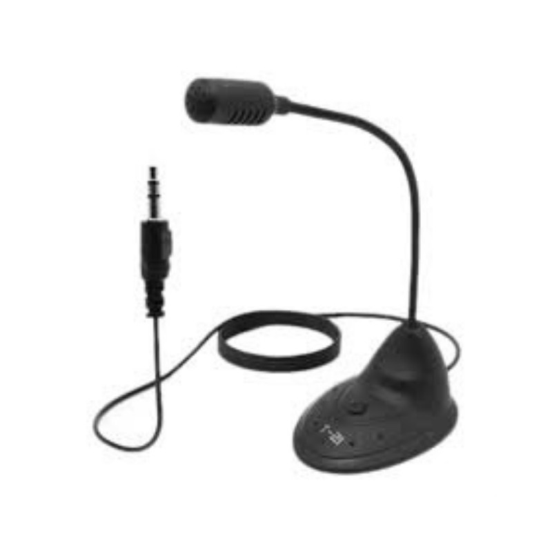 Mic Komputer Q T-21 Aux Plug Suitable for Computers, Stages, Cameras, Recording, Music