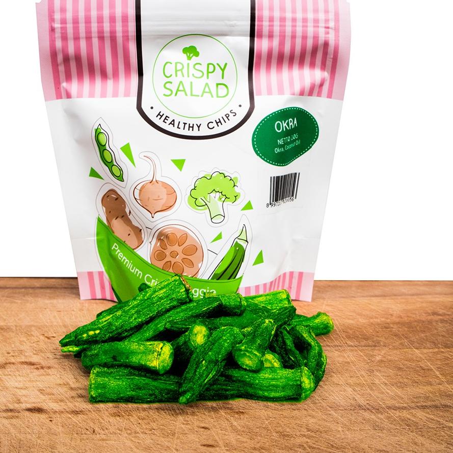 

【STAR】 Crispy Salad Okra 20gr terbaik