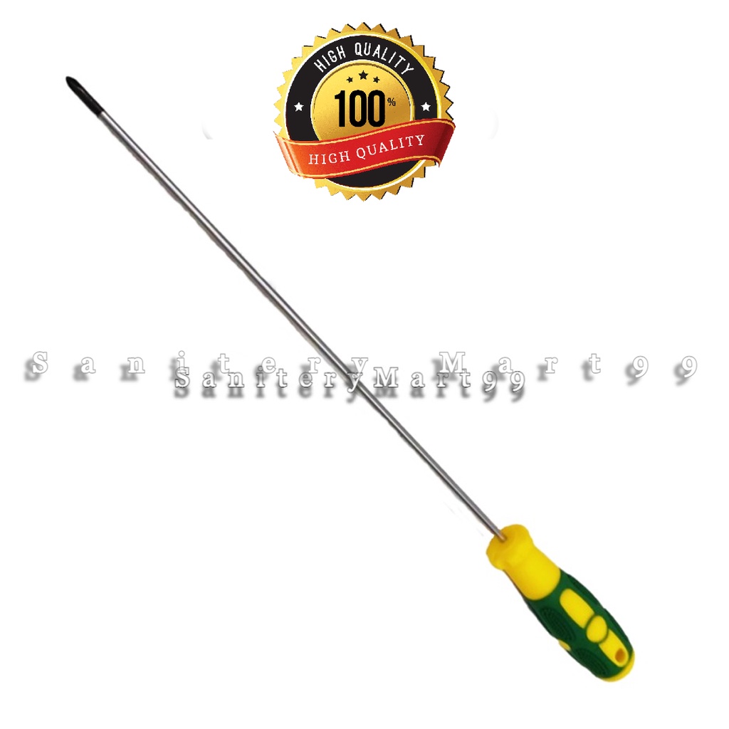 OBENG SETTING PLUS MINUS PANJANG 6" 8" 10" 12"INCH GAGANG KARET OBENG BAGUS OBENG RADIO HIGH QUALITY