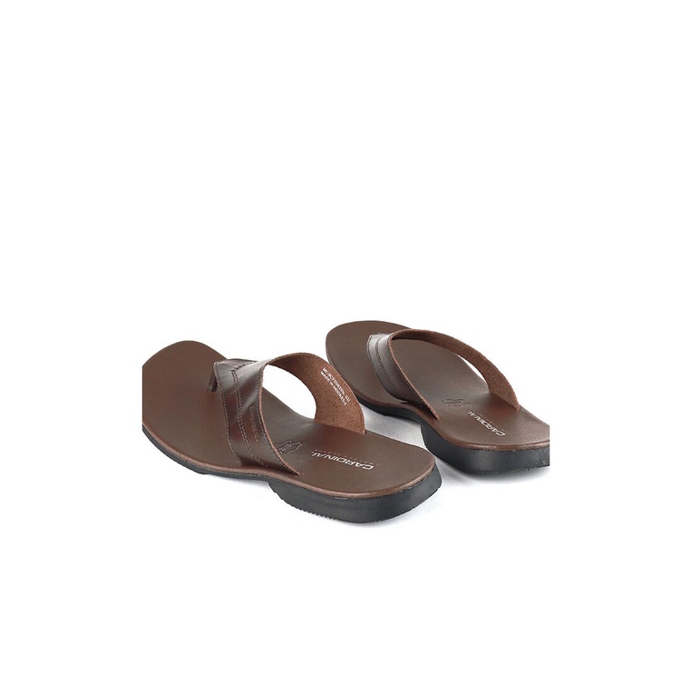 SANDAL JEPIT KULIT PRIA CARDINAL ORIGINAL CASUAL TERBARU COKLAT CA01