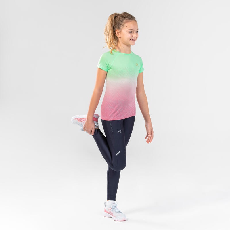 Decathlon KALENJI Kids' Athletics Tights Kalenji AT 100 - navy blue - 8553975