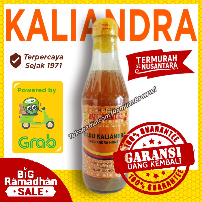 

Madu Pramuka Kaliandra. 350 ml