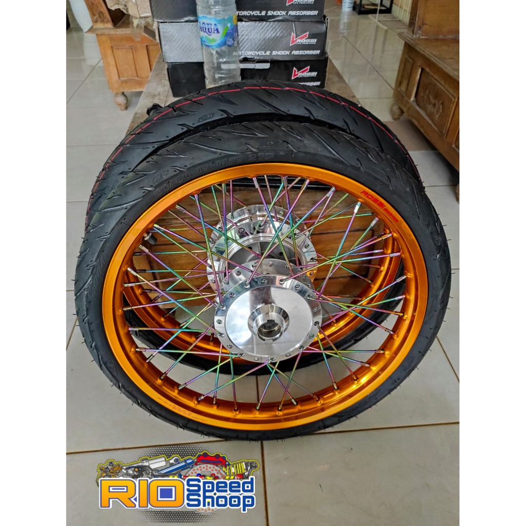 Velg jari jari Vixion old lama dan Vixion new sepaket plus ban