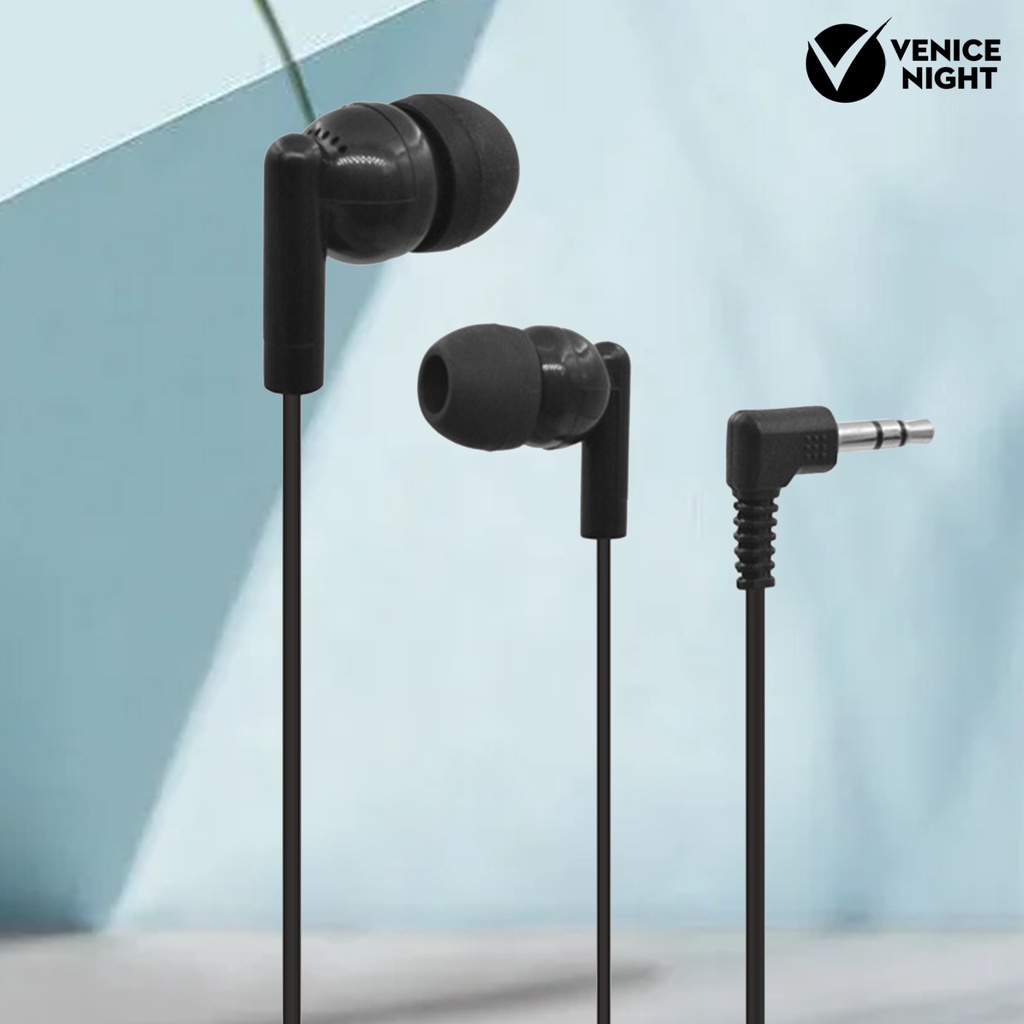 (VNEP) (Berkabel) 102 Earphone In ear Ergonomis Bahan PVC Dengan Kabel Jack 3.5mm Untuk Handphone