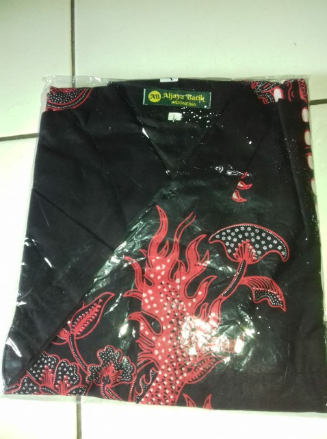 Batik Solo Kemeja Batik Pendek Naga Merah Rafanda Batiksoloamanah 130.000