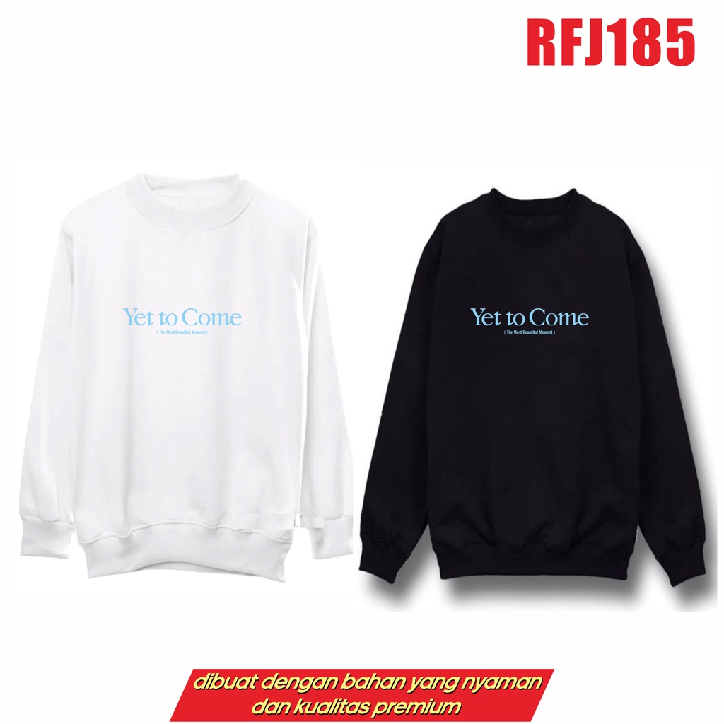 MURAH!!! SWEATER HOODIE YET TO COME RFJ185 JIMIN TAEHYUNG JUNGKOOK