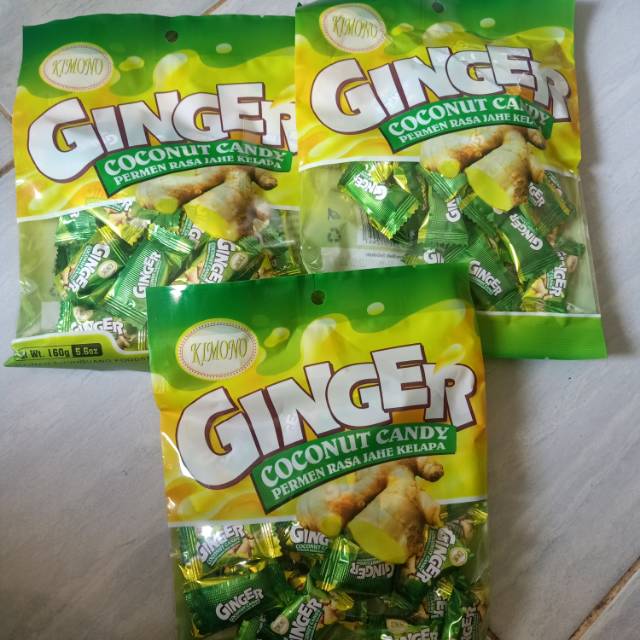 

Permen Ginger Coconut Candy rasa jahe kelapa