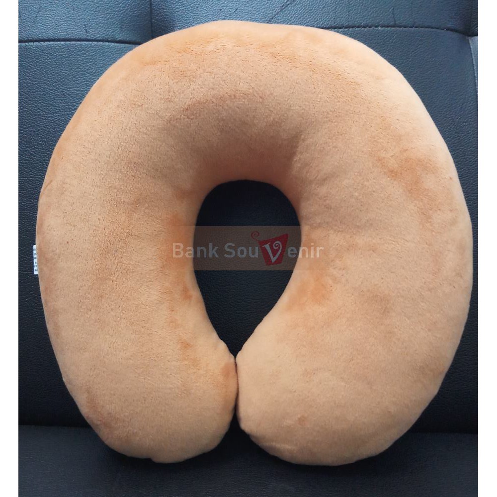 Bantal leher Polosan Import Yelvo warna Coklat muda