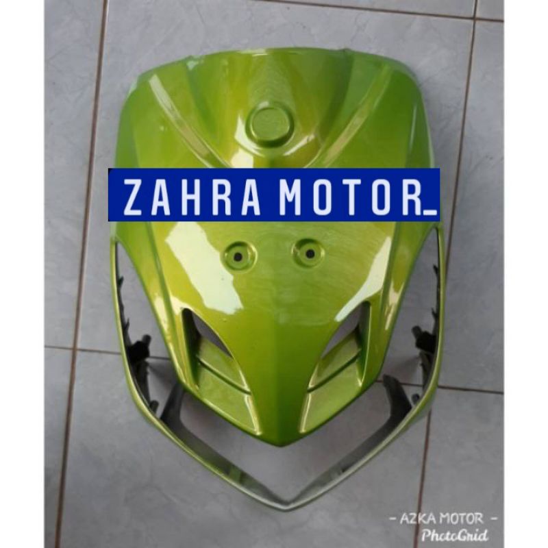 tameng depan yamaha mio smile karbu warna hijau