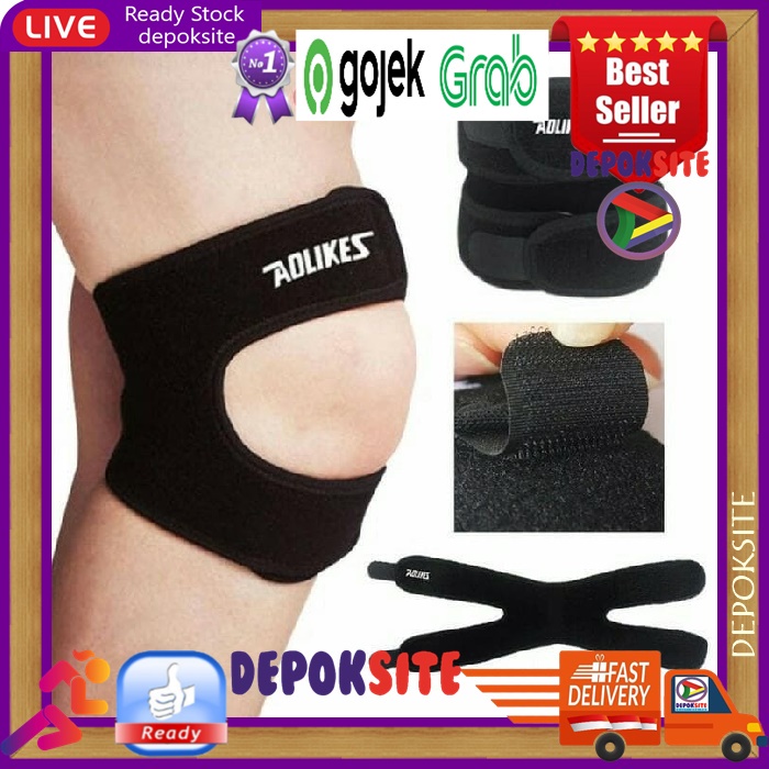 Aolikes 7929 Sport Deker Gym Olahraga Pelindung Cedera Deker Lutut Aolikes Knee Pad Brace Support