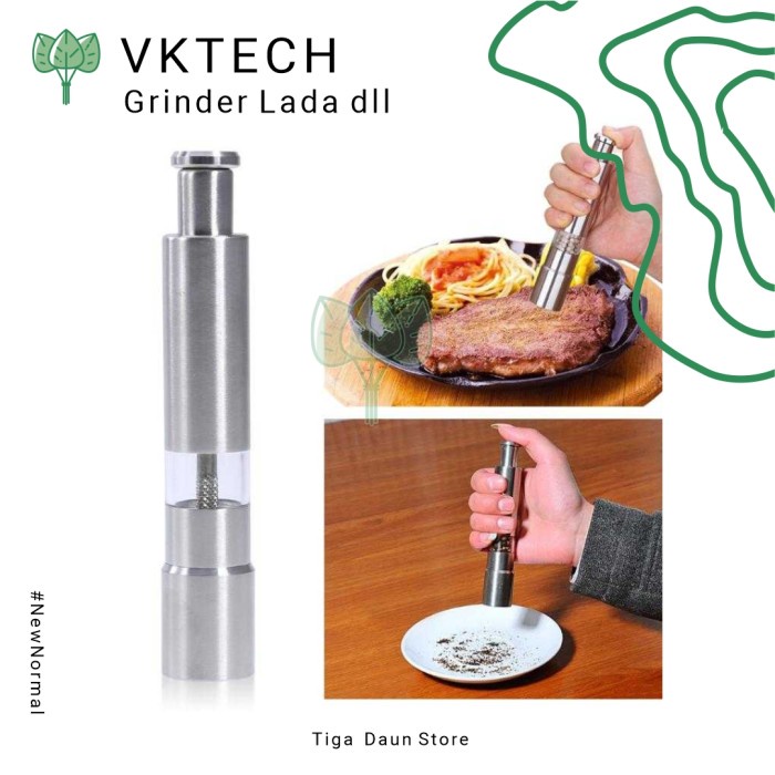 Grinder Lada Penggiling Biji Lada Merica Pepper Manual Hand Grinder
