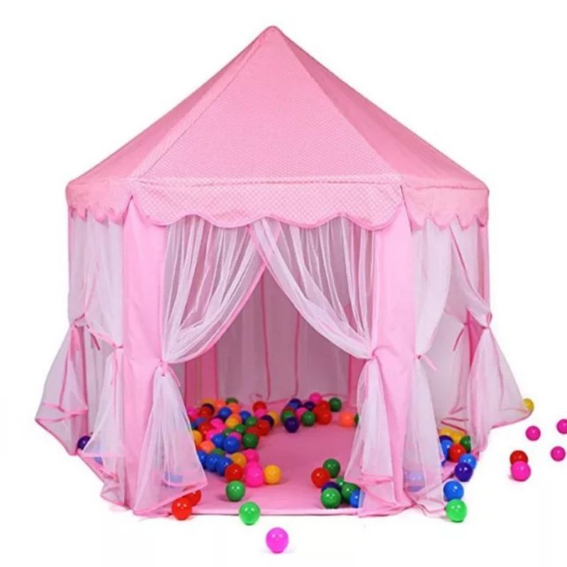 Tenda Anak Rumah Rumahan Princess Castle Castel Jumbo Besar - Mainan Anak Tenda Portable Murah