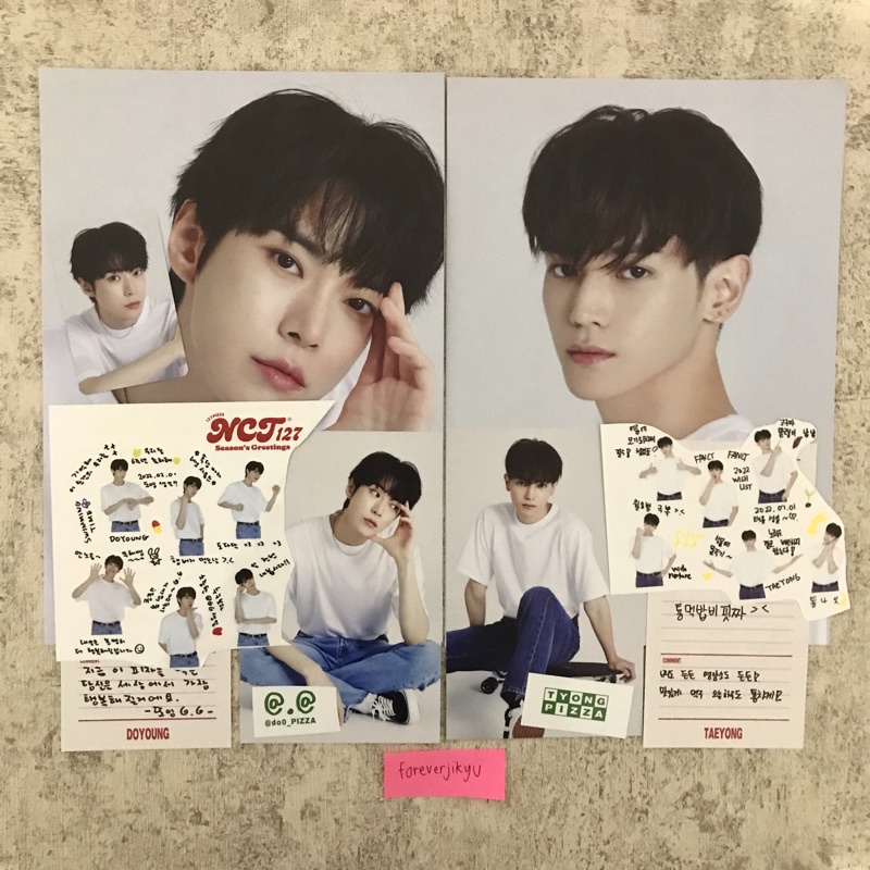 [READY] NCT 127 SG22 SEASON GREETINGS 2022 SG2022 SET KIM DOYOUNG LEE TAEYONG A4 POSTER POSTCARD STICKER RECEIPT CARD PC PHOTOCARD BENEFIT BENE SMSTORE OFFICIAL