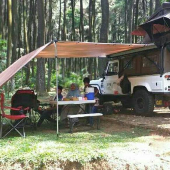 Terbaru - Paket Tenda 3x4M Awning Mobil Campervan Camping - Paket Awning Tenda Samping Mobil Camping