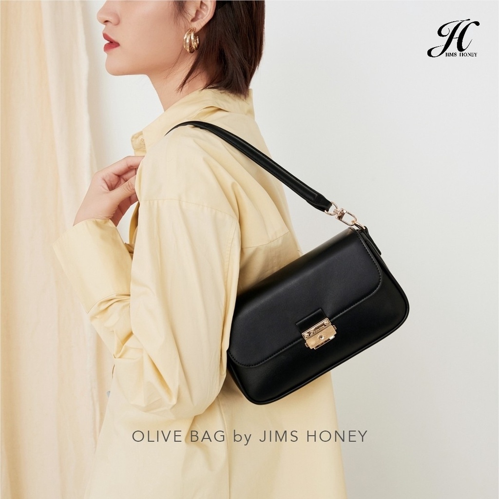 Jimshoney Olive Bag Tas selempang wanita sling bag tas simple