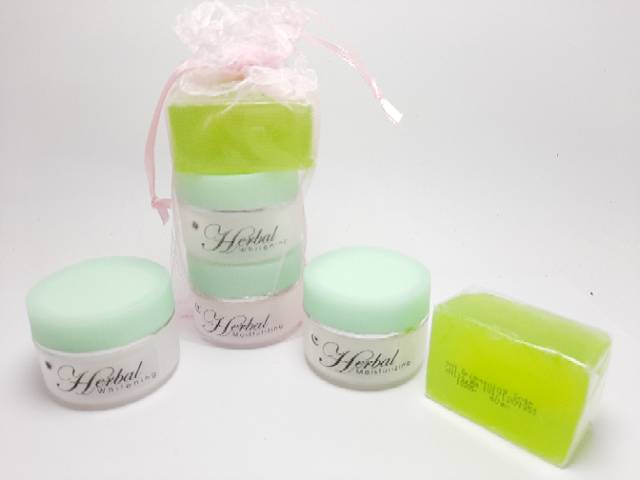 PAKET CREAM HERBAL ALGAE HIJAU 3in1