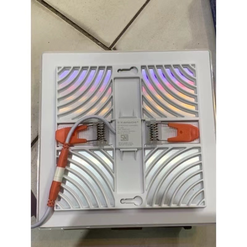 LAMPU LED PANEL DOWNLIGHT RIMLESS KAWACHI PUTIH BENTUK KOTAK 10WATT 18WATT 24WATT 36WATT