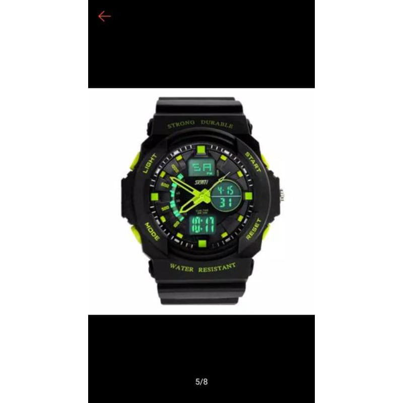 SKMEI SPORT watch 0955 jam tangan double time waterproof