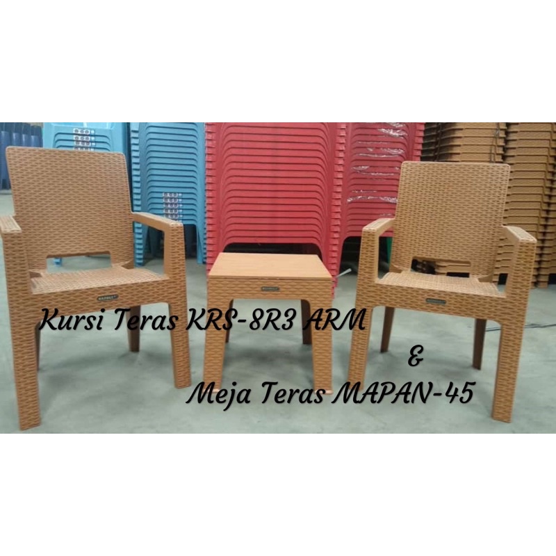 Kursi napoli 2 kursi 1 meja