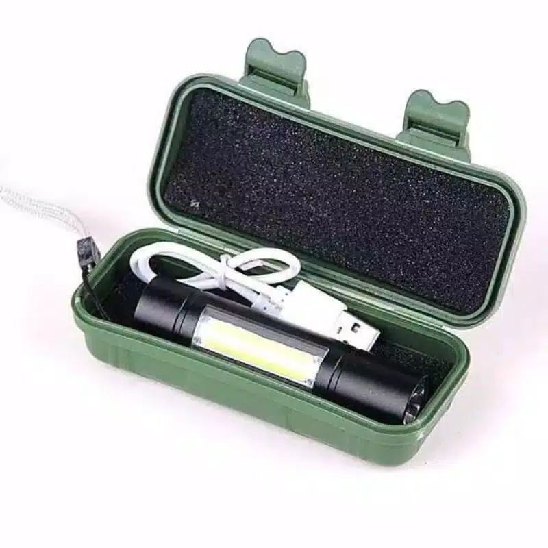 SENTER SWAT LED MINI ZOOM SUPER TERANG/SENTER USB/SENTER SWAT MINi ZOOM RECHARGEABLE SUPER TERANG