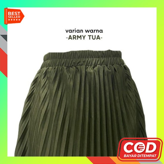 Rok Dasar Model A Panjang Hitam/Rok Dasar Model Span Panjang Hitam Rok Plisket Anak Hyget Super Pre