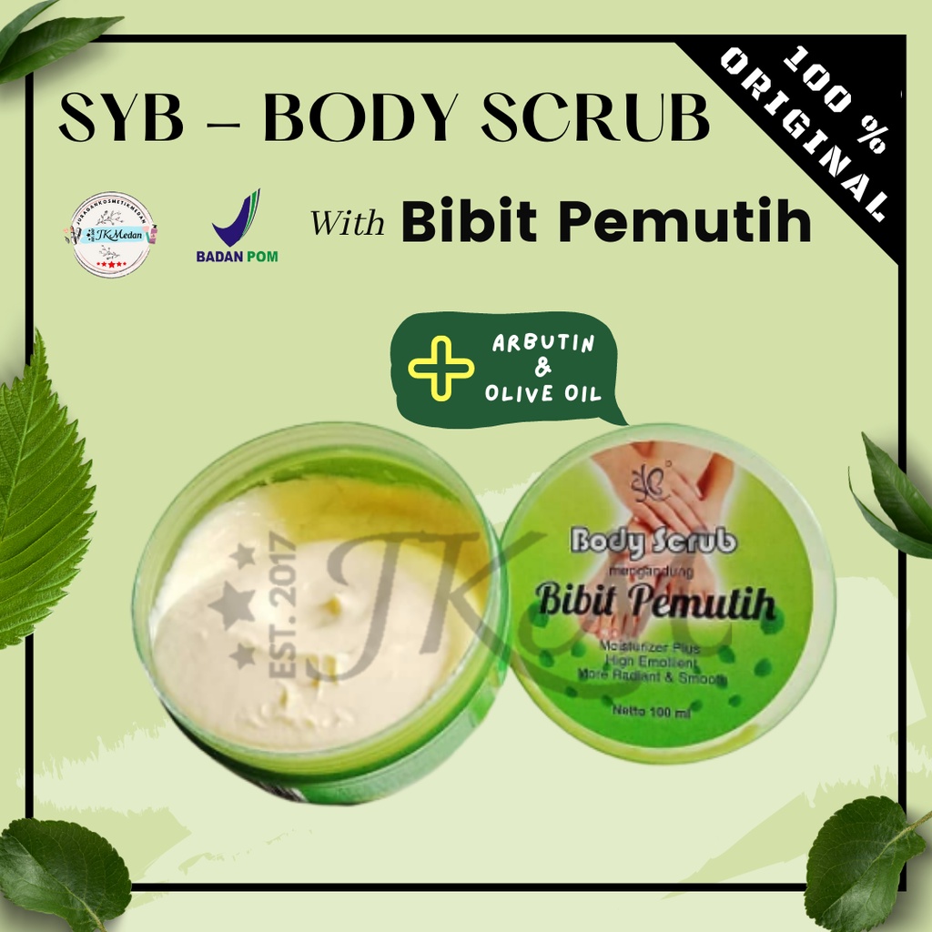 [BPOM] BODY SCRUB BIBIT PEMUTIH BODY SCRUB BPOM LULUR BIBIT