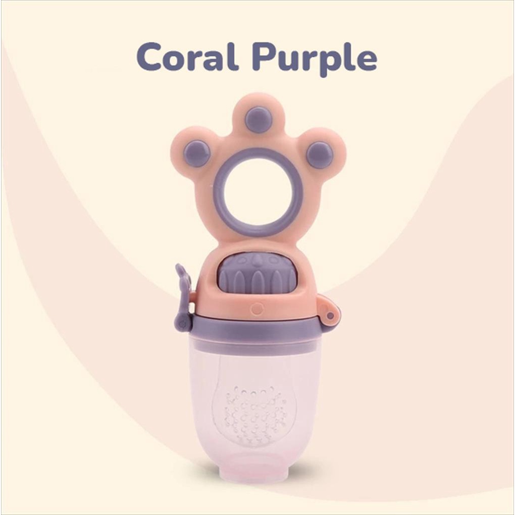 COCONI Baby Twist Food/Fruit Feeder | Dot Empeng Buah Bayi | Teether Mash Teething-PURPLE