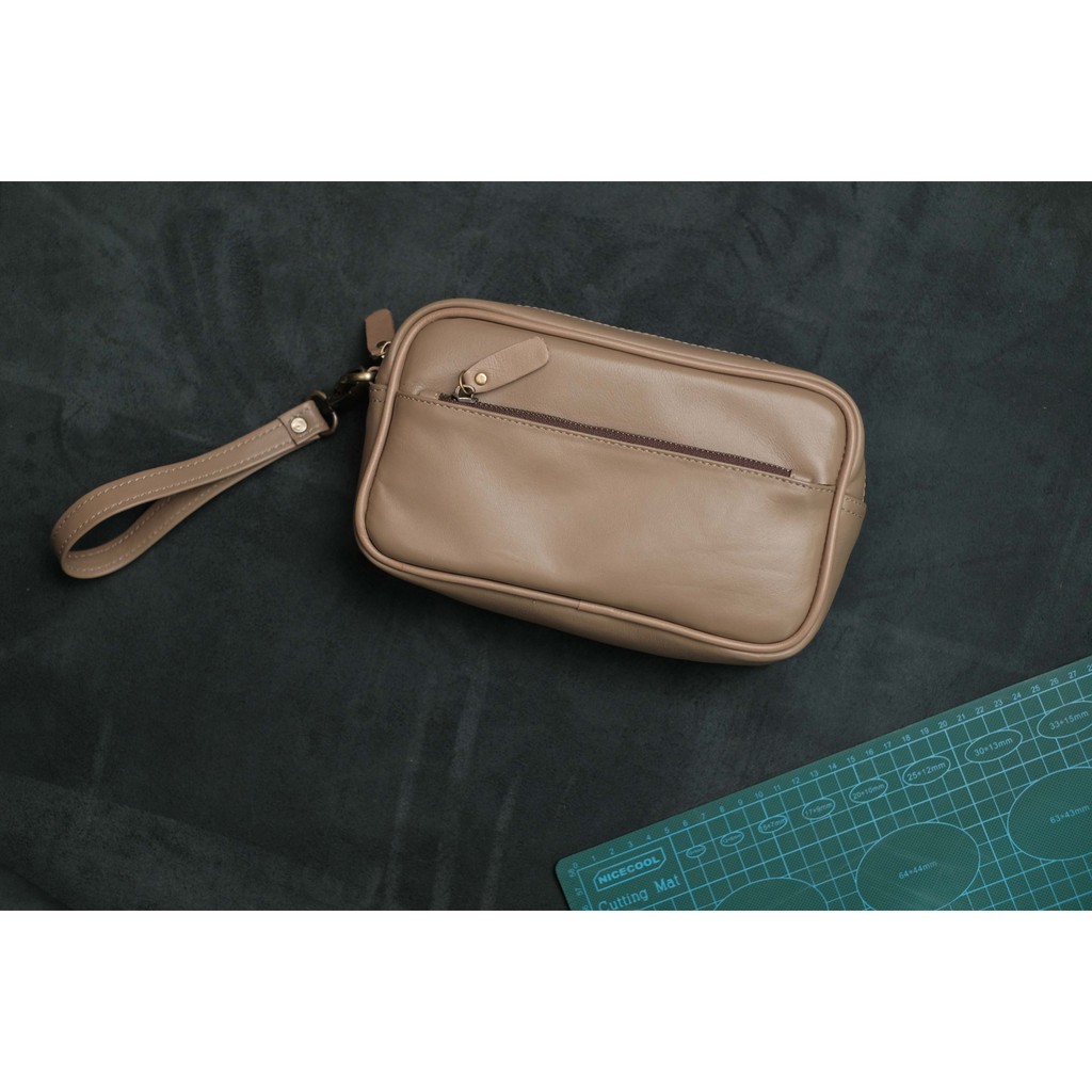 Shoeka DOPP KIT - HAND BAG - TAS TANGAN KULIT ASLI KUALITAS PREMIUM